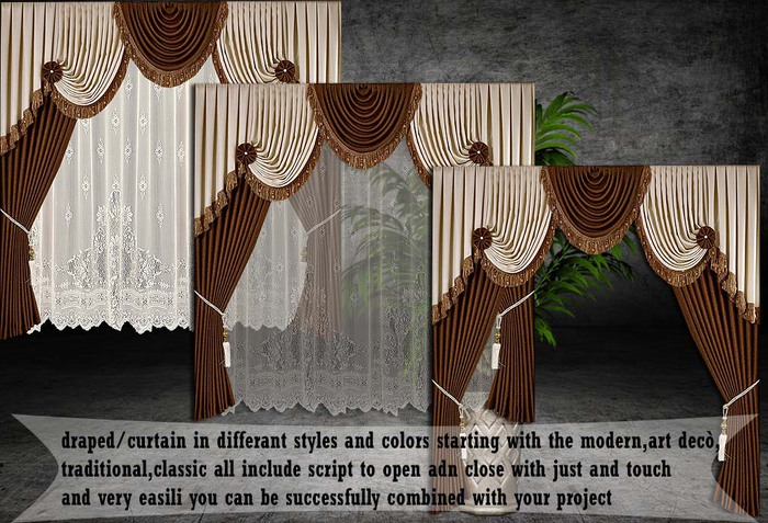 **Luxury Curtain/Drapes Sweet ** v. 1