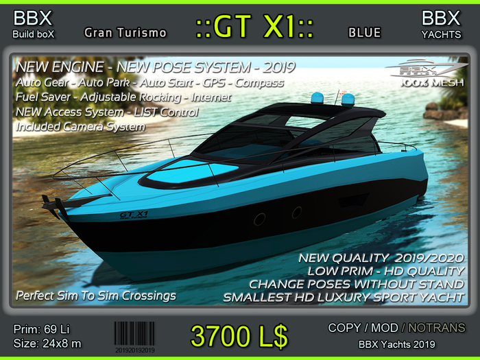 GT X1 - Gran Turismo - Sport Yacht