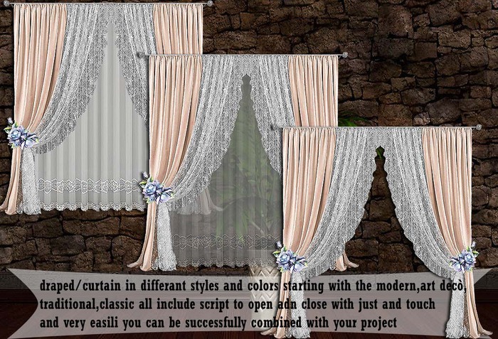 **Luxury Curtain/Drapes Sweet ** v. 9