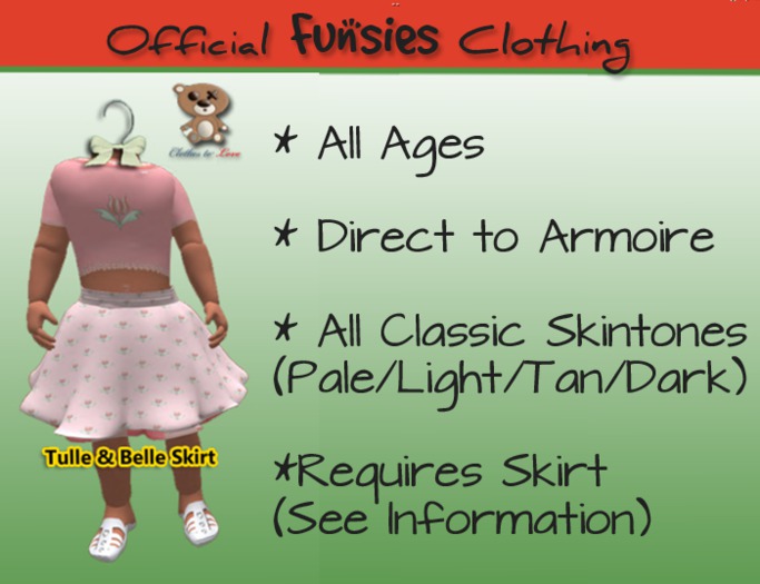 FUNSIES Clothing Info Box 220