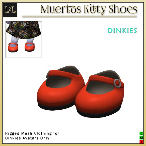L2L Muertos Kitty Shoes