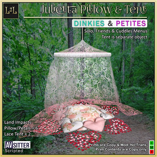 L2L Julietta Pillow & Tent - Dinkies/Petites