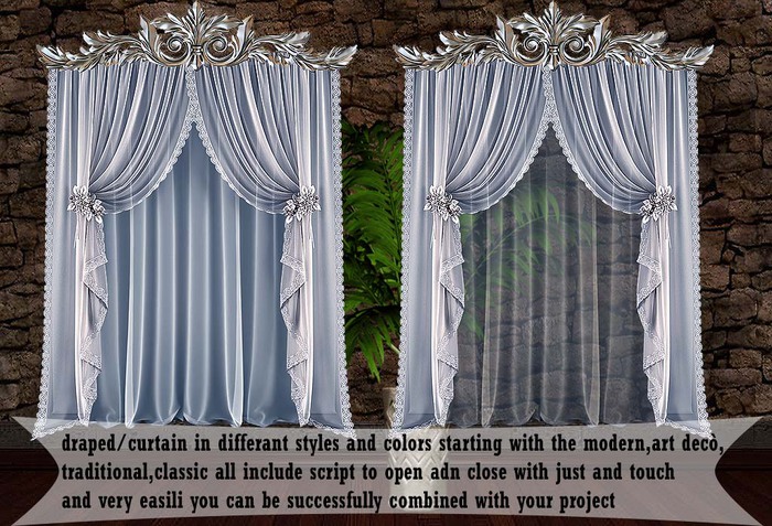 **Luxury Curtain/Drapes Sweet ** v. 19