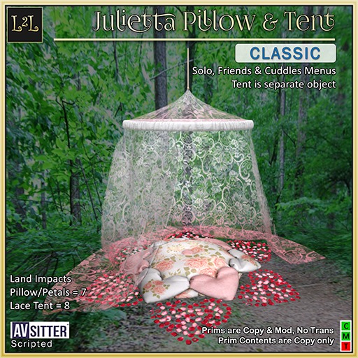 L2L Julietta Pillow & Tent - Classic, Cuddles