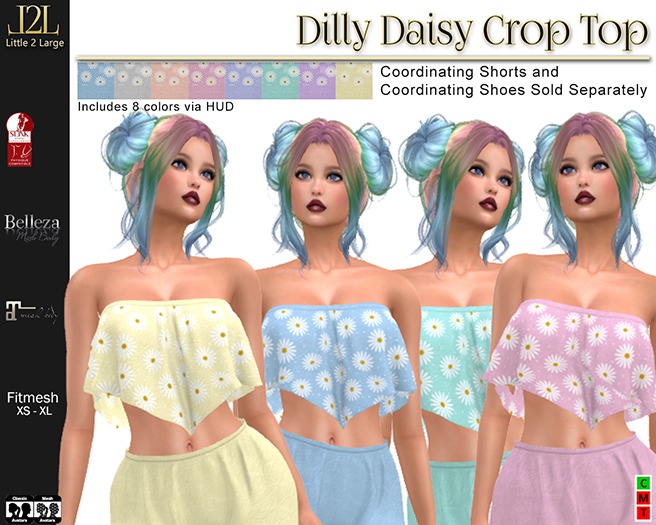 L2L Dilly Daisy Crop Top