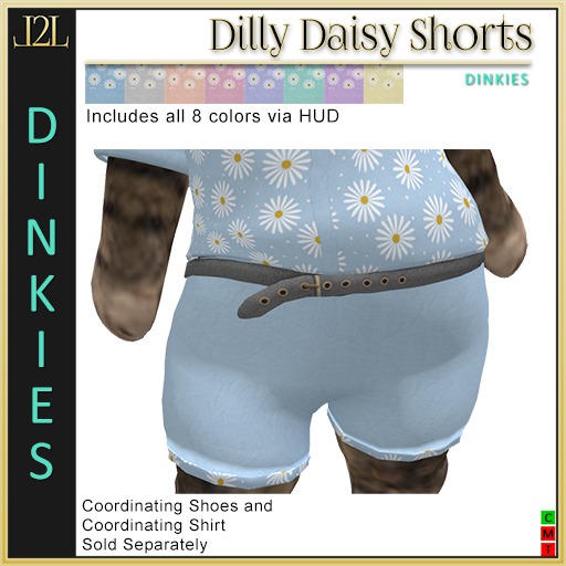 L2L Dilly Daisy Shorts - Dinkies
