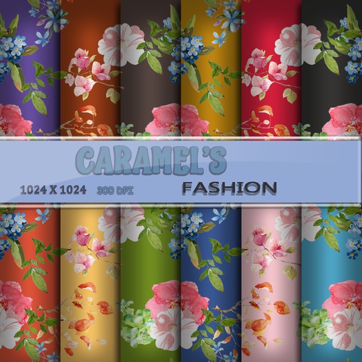 CF texture Floral Watercolor