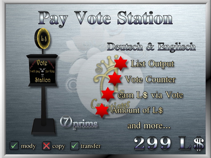 Pay Vote Station Group no copy