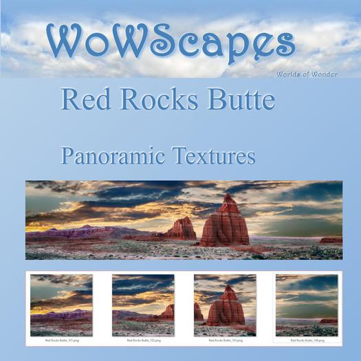 WoWScapes Red Rocks Butte Panoramics