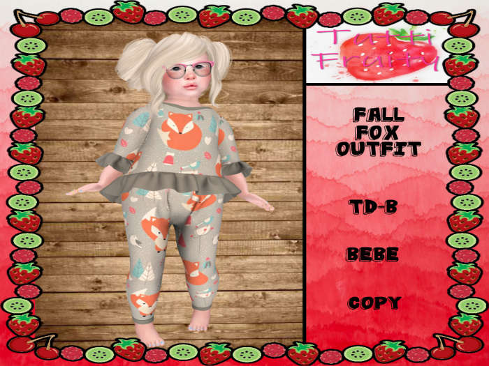 :Tutti Fruity: Fall Fox Outfit (Boxed)