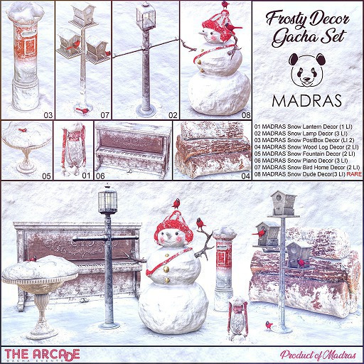05 MADRAS Snow Fountain Decor (2 LI)