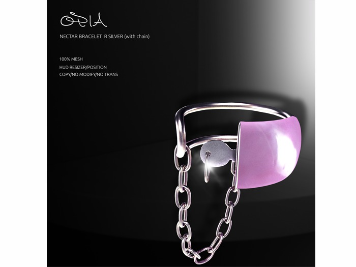 OPIA Nectar Bracelet R Silver (with chain)