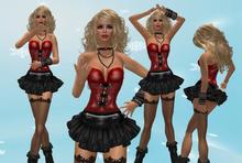 KL  STELLA IN RED WITH BOOTS