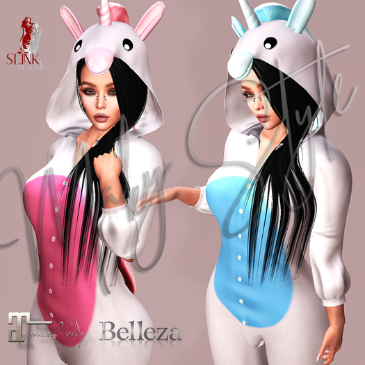 MS~Unicorn white&Blue