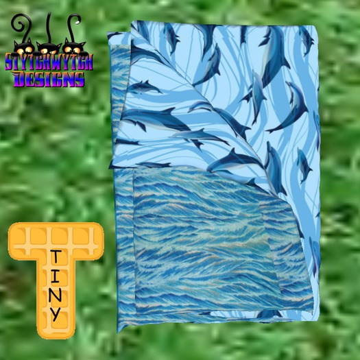 ~SWD~ TINY Sleeping Blankee Dolphin