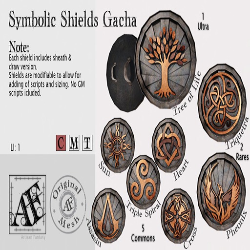 *AF* Symbolic Shield - Assassin - Common