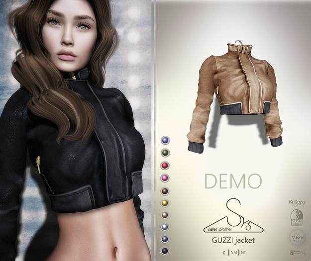 [sYs] GUZZI jacket (body mesh) - DEMO