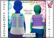{M} [Full Perm Mesh] Scouting Vest [Toddleedoo]