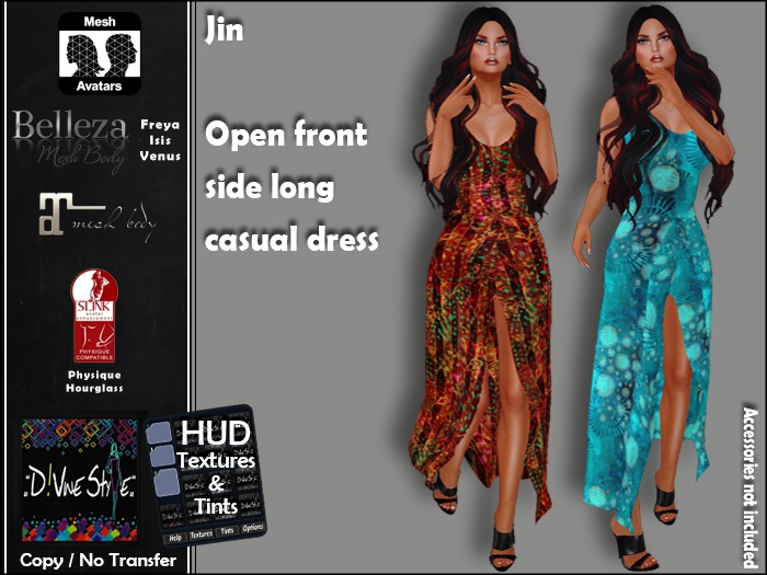 :: D!vine Style :: Jin - Open front side long casual dress