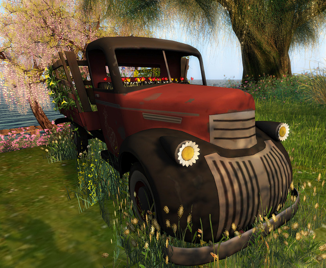 CJ Flowerpower Pickup Truck Set Box - add