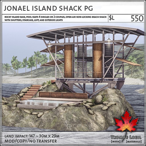 Trompe Loeil - Jonael Island Shack PG V1.1 [mesh]