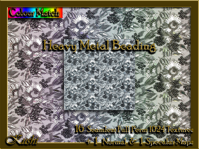 Heavy Metal Beading Textures