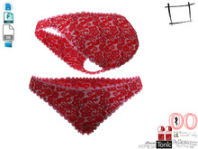 Dae, Obj, FBX Women's Scallop Edge Panties Slink, Maitreya, Belleza, Tonic