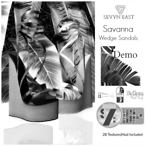 [Demo]Sevyn East Savanna Wedge Sandal