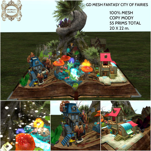 GD MESH FANTASY CITY OF FAIRIES