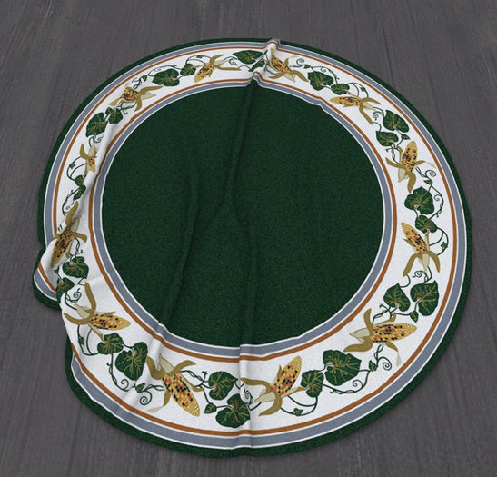 4. ROUND COUNTRY KITCHEN  CRUMPLED RUG CB26 C/M