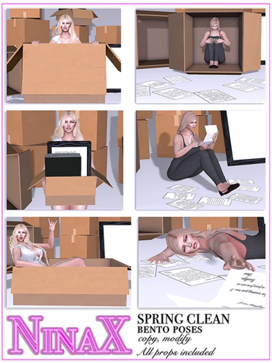 NinaX: Spring Clean Bento Solo Poses - FATPACK -