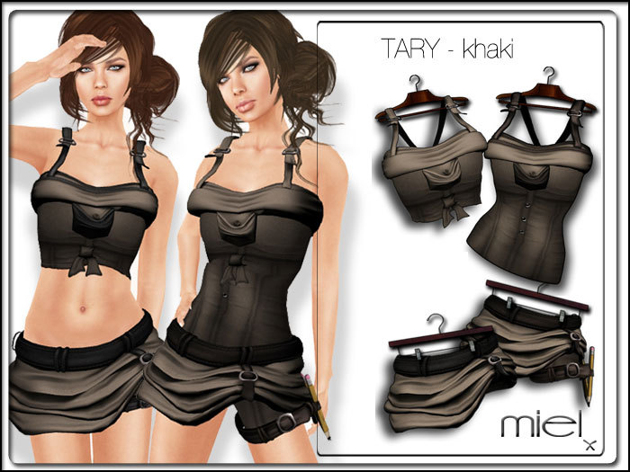 MIEL TARY set - khaki
