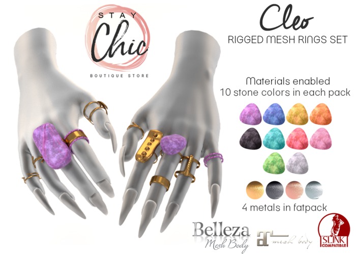 Stay Chic - Cleo rings FATPACK(add me)