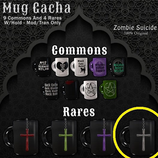 :Z.S: Mug Gahca - Silver Cross RARE