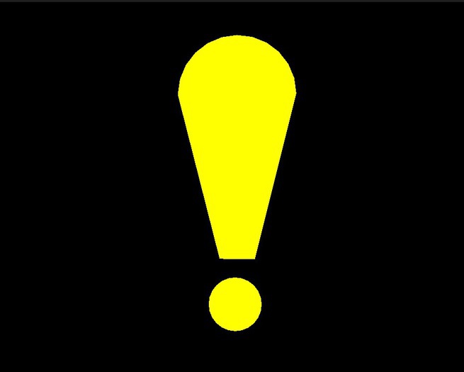 Exclamation Point For Head v1.1A - (BOX)