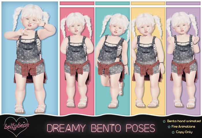 { Bellybean } Dreamy Bento Poses