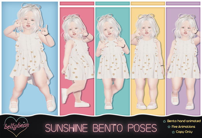 { Bellybean } Sunshine Bento Poses