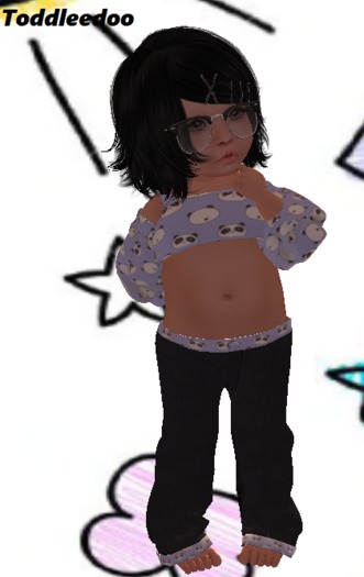 TD Blue Panda Outfit