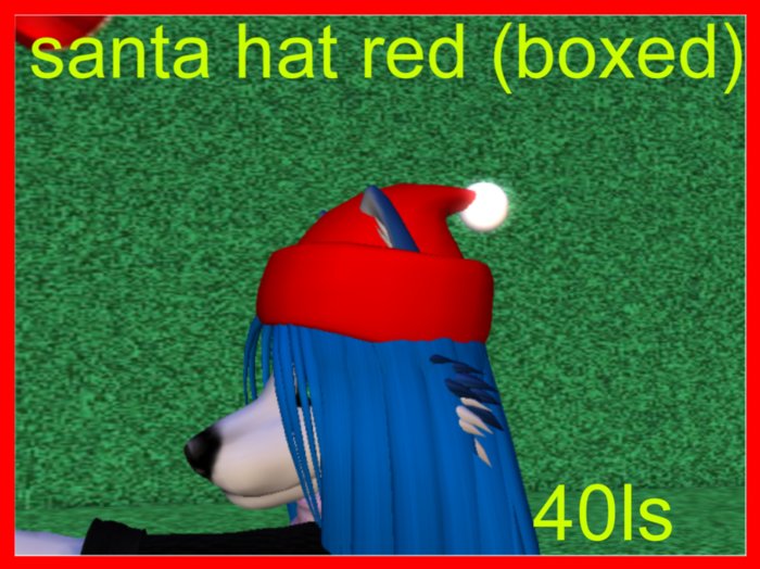 xmas red hat (boxed)