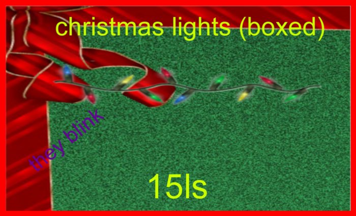 xmas lights(boxed)