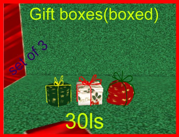 gift boxes(boxed)
