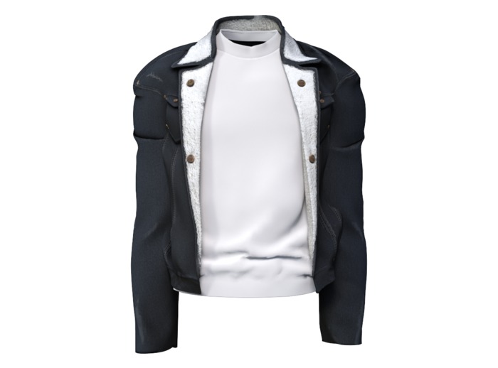 MINIMAL - Harrington Jacket Black Denim