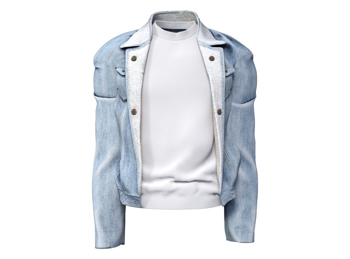 MINIMAL - Harrington Jacket Blue Denim