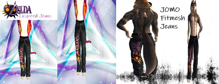 Zelda Gamer Furry Jeans