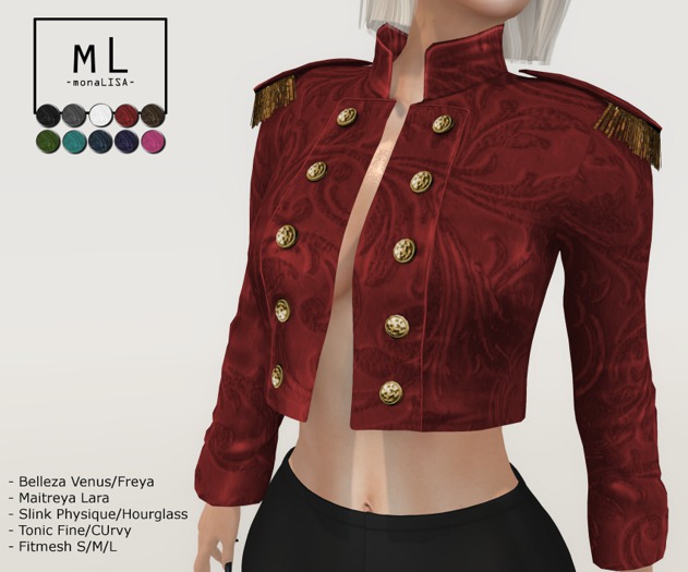 -mL- Torera Jacket (Mait/Belleza/Slink/Tonic/Ft)