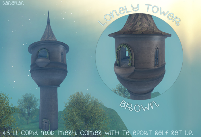 Lonely Tower - Brown