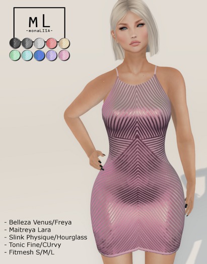 -mL- Inna Dress (Mait/Belleza/Slink/Tonic/Ft)