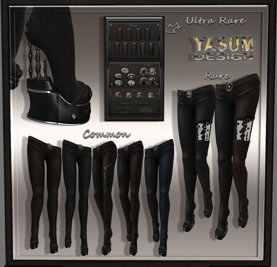 Yasum*MESH*Space Steam Leggings*GACHA*Common*COCOA