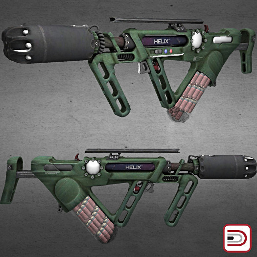 [Danielito] Sci~Fi Helix Rifle