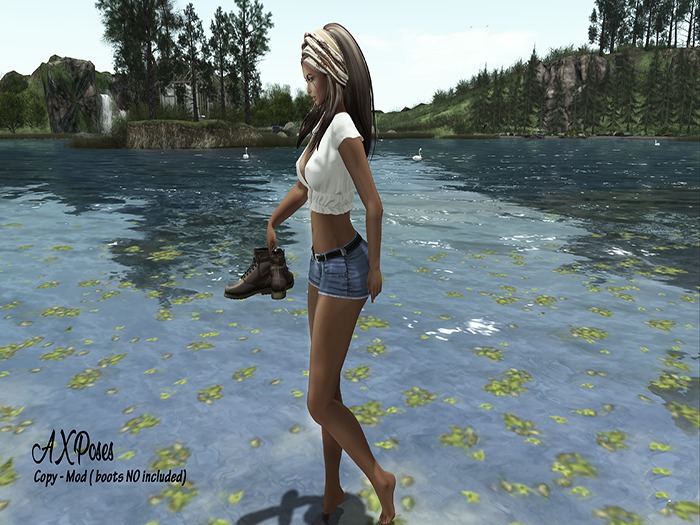 Walk on the river [AX Poses]